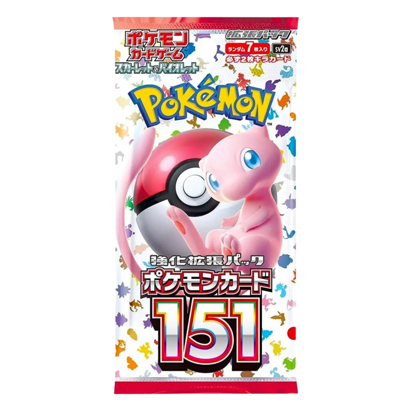 Pokemon 151 JAPANESE Boosters TCG Trading Card Game