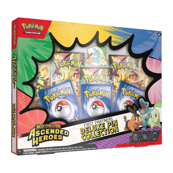 Pokemon Ascended Heroes First Partners Deluxe Pin Collection