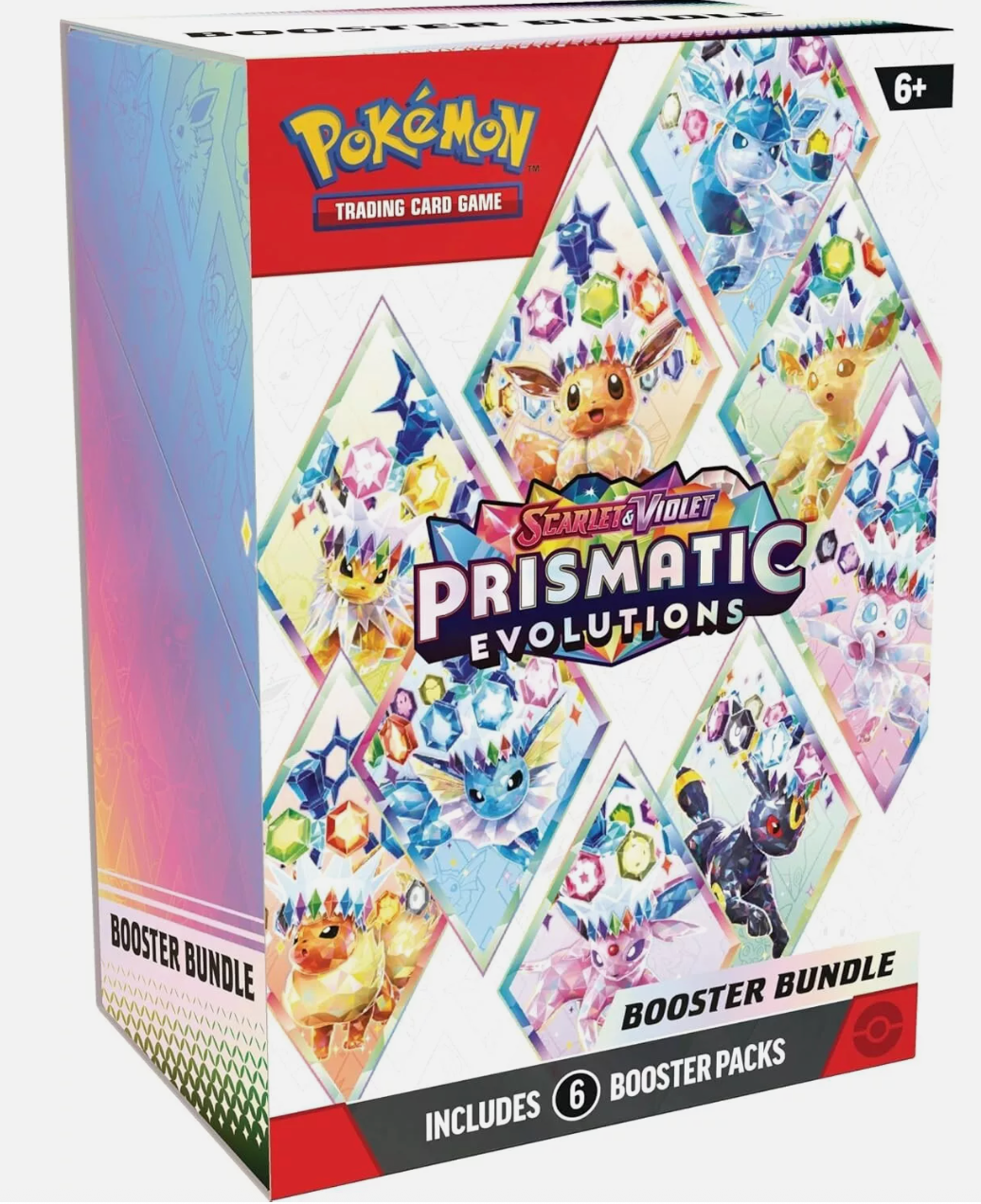 English - Prismatic Evolutions 6 Booster Pack Bundle