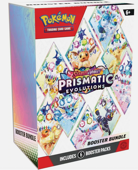 English - Prismatic Evolutions 6 Booster Pack Bundle