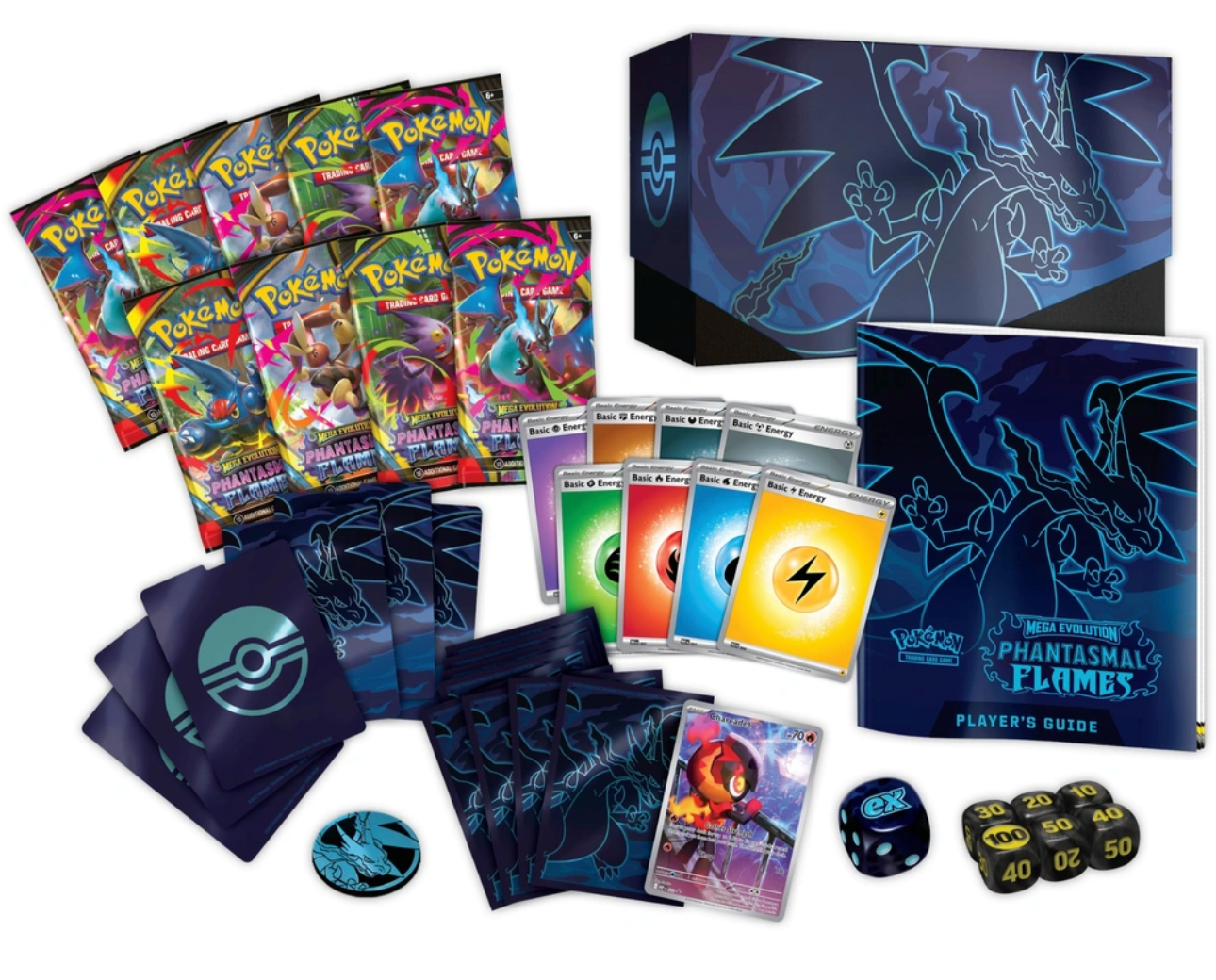 Pokémon Trading Card Game (TCG): Mega Evolution Phantasmal Flames Elite Trainer Box
