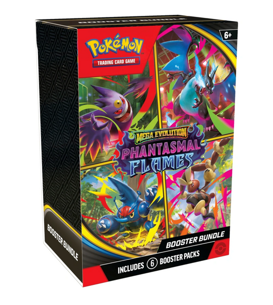 Pokémon Trading Card Game (TCG): Mega Evolution Phantasmal Flames Booster Bundle